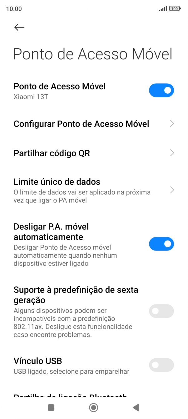 Prima a tecla de início para terminar e voltar ao ecrã inicial.