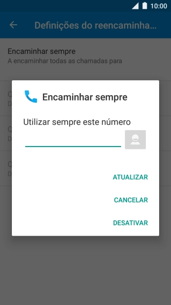 Prima DESATIVAR.