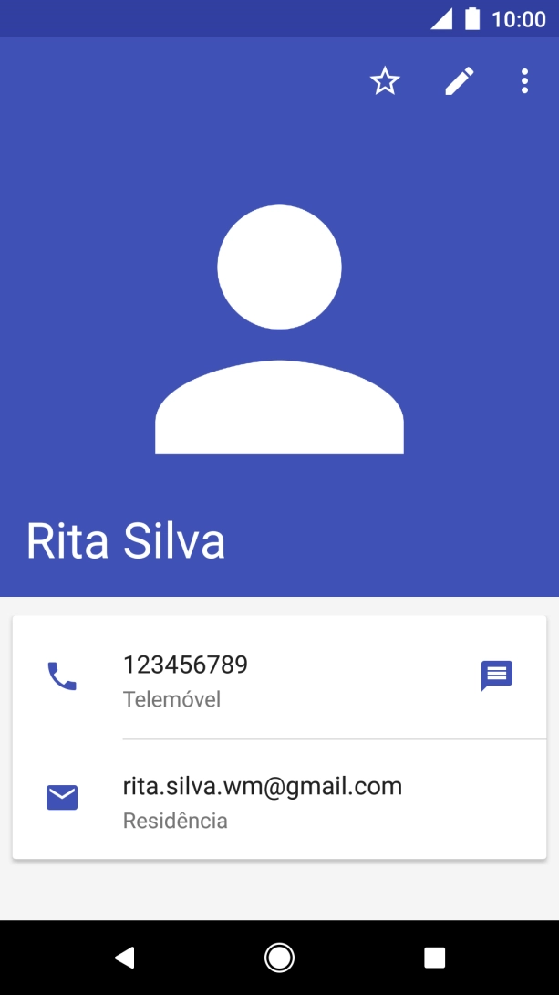 Prima o número pretendido.