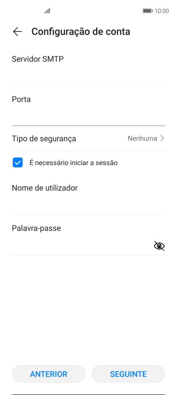 Prima Tipo de segurança.