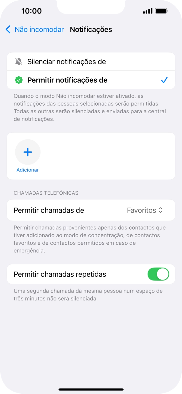 Prima a seta para a esquerda.