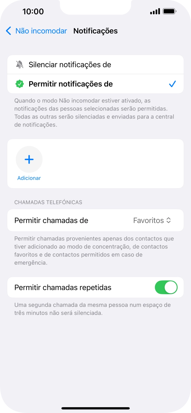 Prima a seta para a esquerda.
