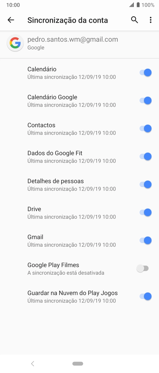Prima a tecla de início para terminar e voltar ao ecrã inicial.