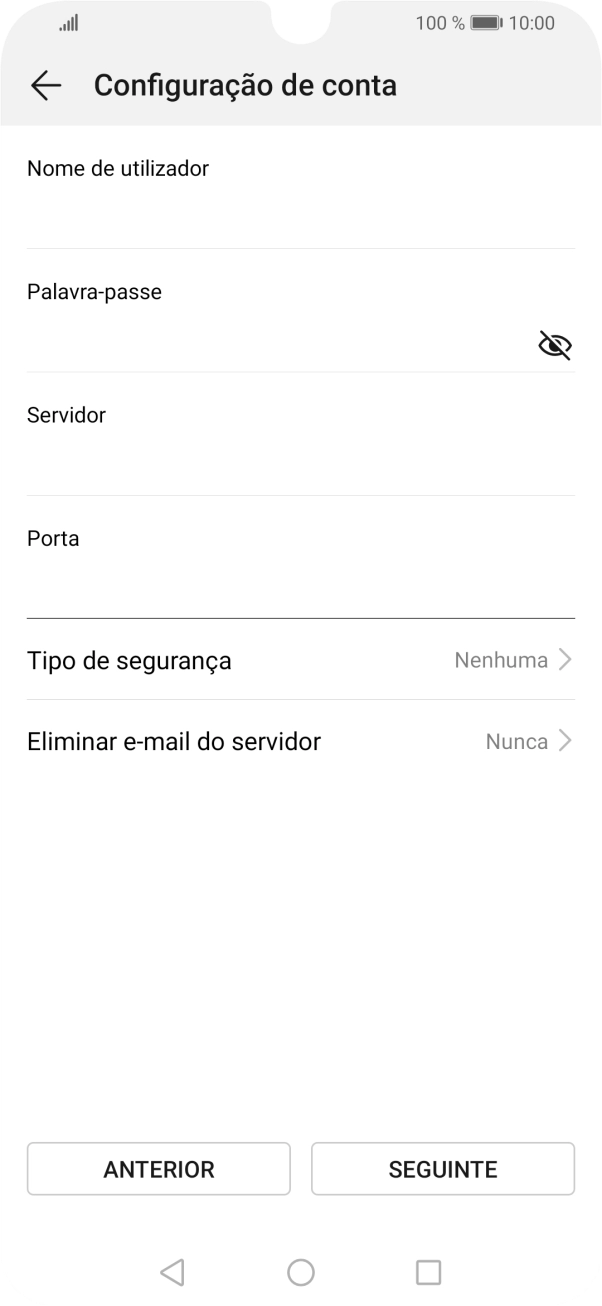 Prima Tipo de segurança.