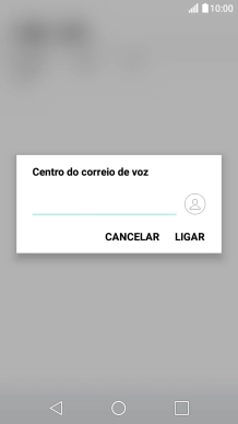 Introduza 123 e prima LIGAR.