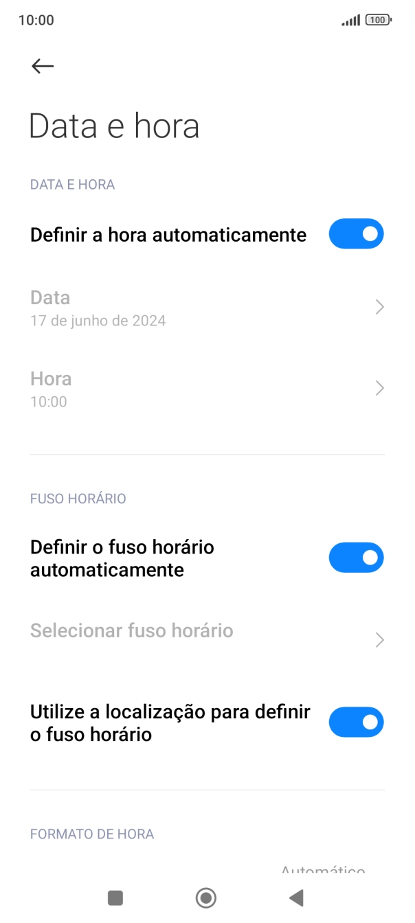 Prima a tecla de início para terminar e voltar ao ecrã inicial.