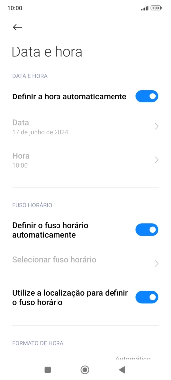 Prima a tecla de início para terminar e voltar ao ecrã inicial.