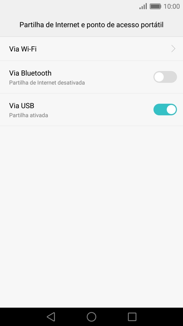 Prima a tecla de início para terminar e voltar ao ecrã inicial.