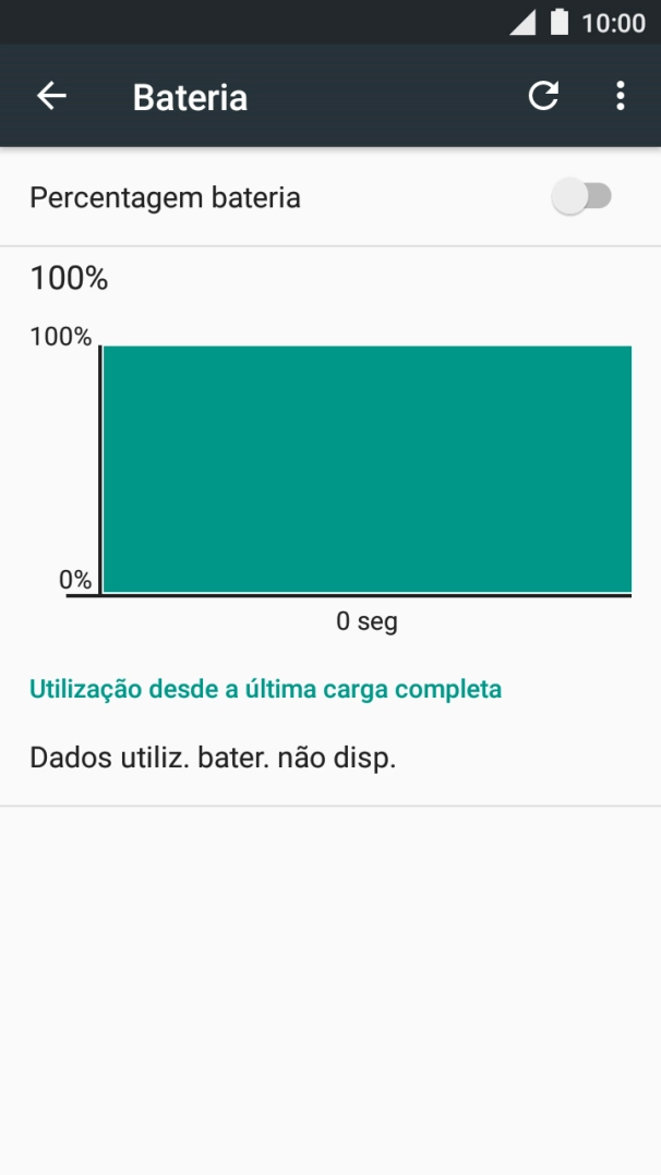 Prima o ícone de menu.