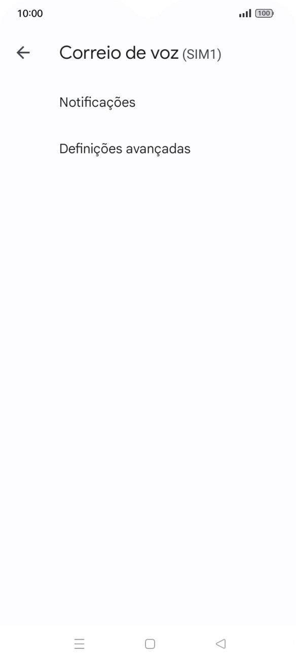 Prima Definições avançadas.