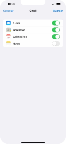 Se o ecrã mostrar esta imagem, a sua conta foi identificada e configurada automaticamente. Siga as indicações no ecrã para introduzir informações adicionais e concluir a configuração.