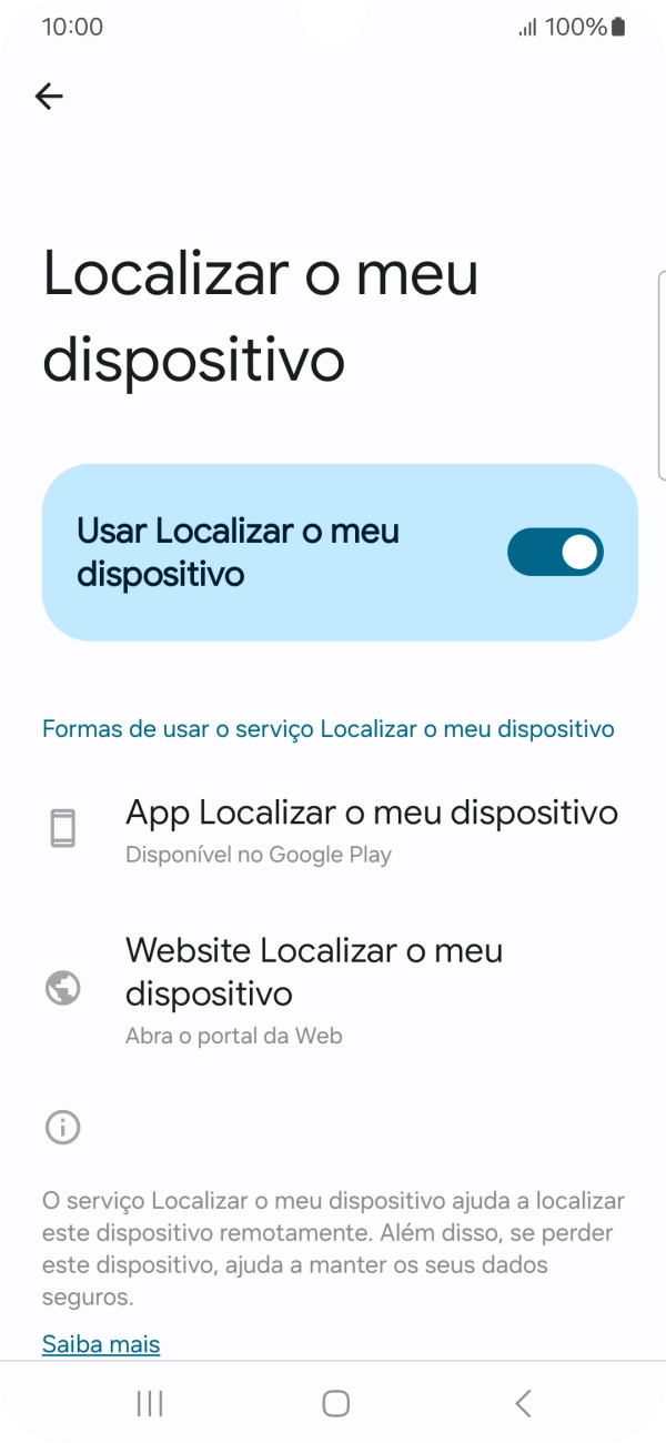 Prima a tecla de início para terminar e voltar ao ecrã inicial.
