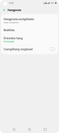 Válaszd a Beállítás lehetőséget.