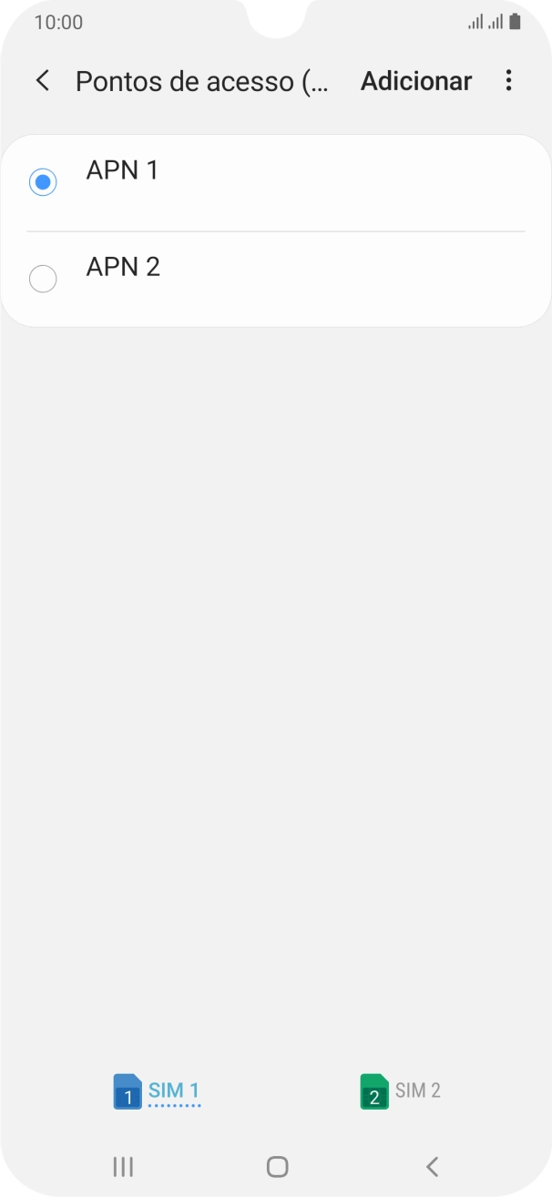 Prima o campo junto à ligação de dados para a ativar.