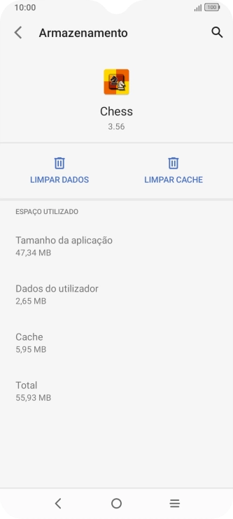 Prima LIMPAR CACHE.
