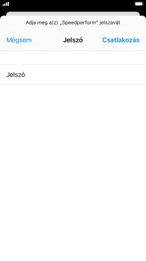Írd be a Wi-Fi hálózatodhoz tartózó jelszót, és válaszd a Csatlakozás lehetőséget.