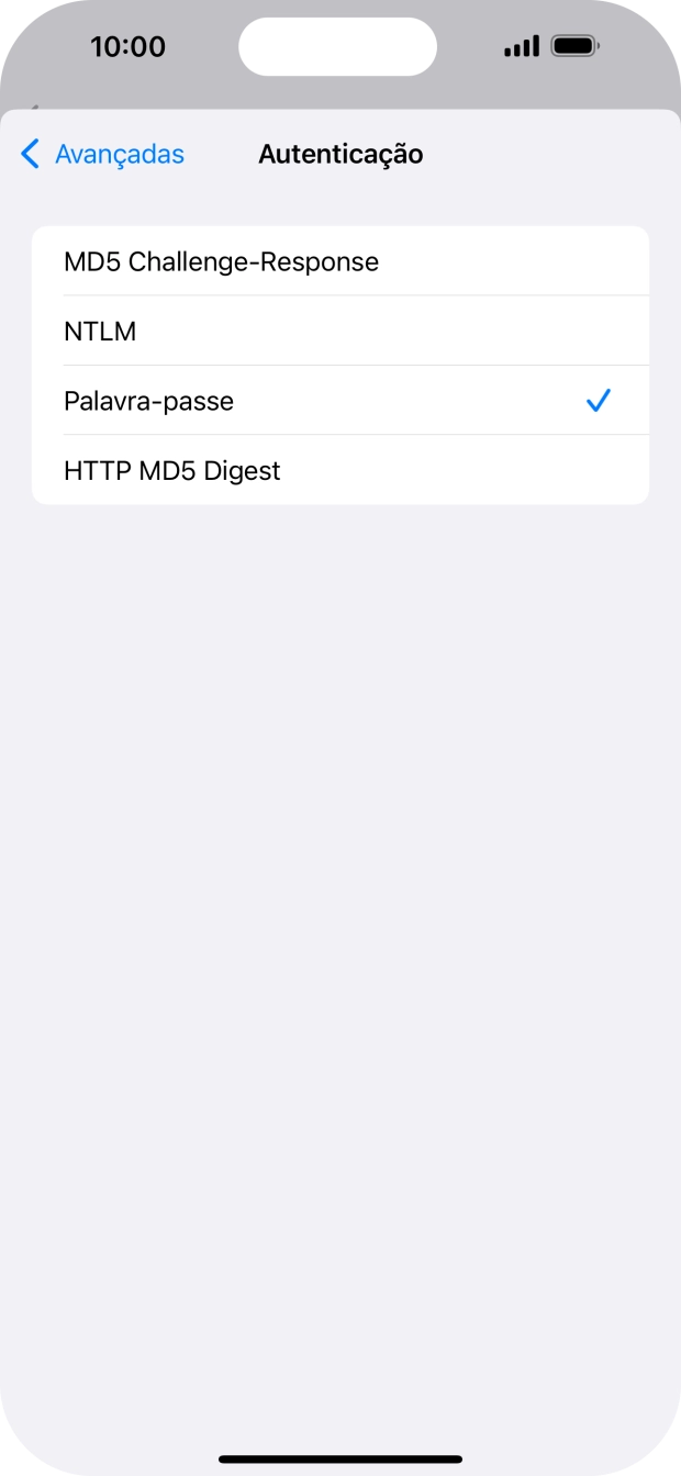 Prima Palavra-passe.