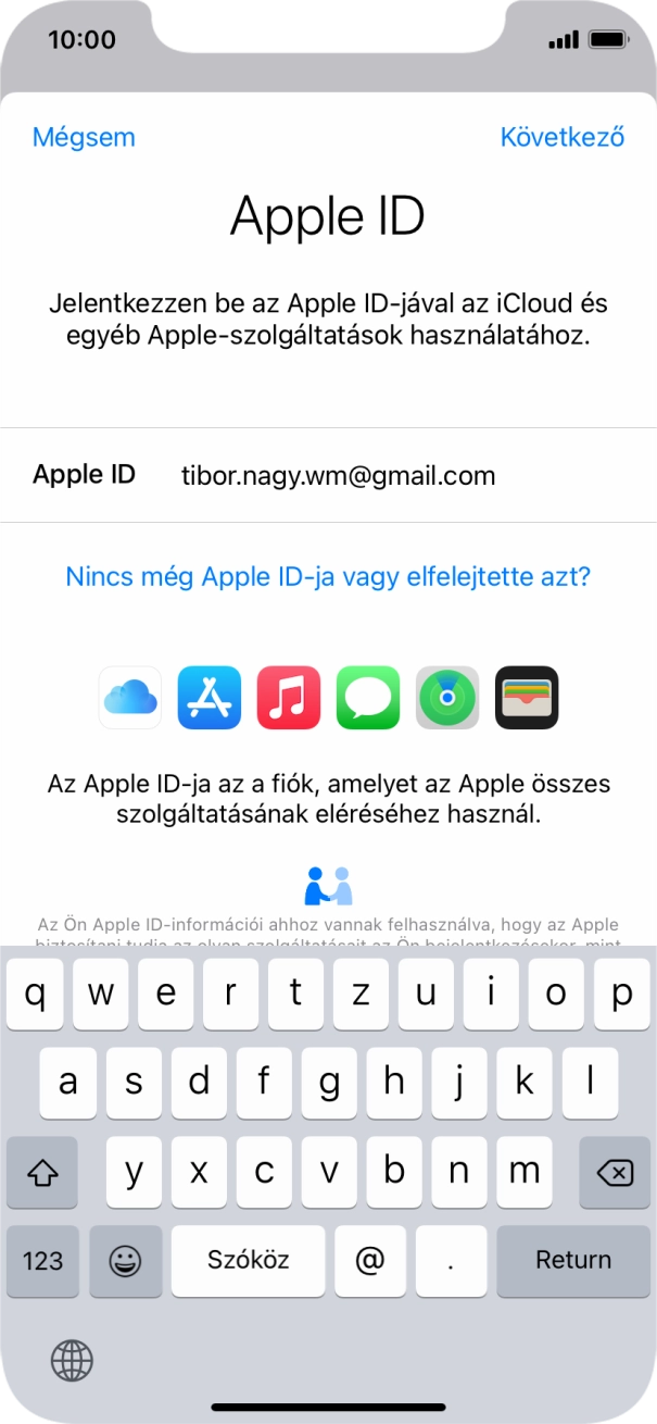 Válaszd a Következő lehetőséget.