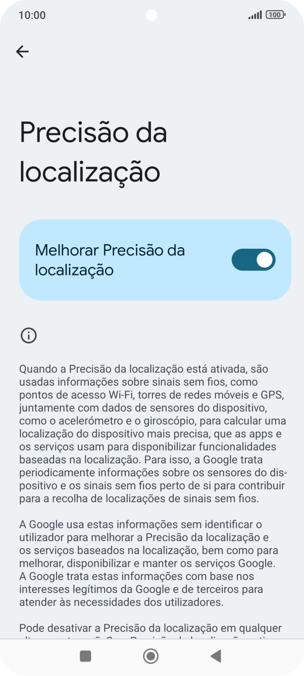 Se premir o indicador junto a 