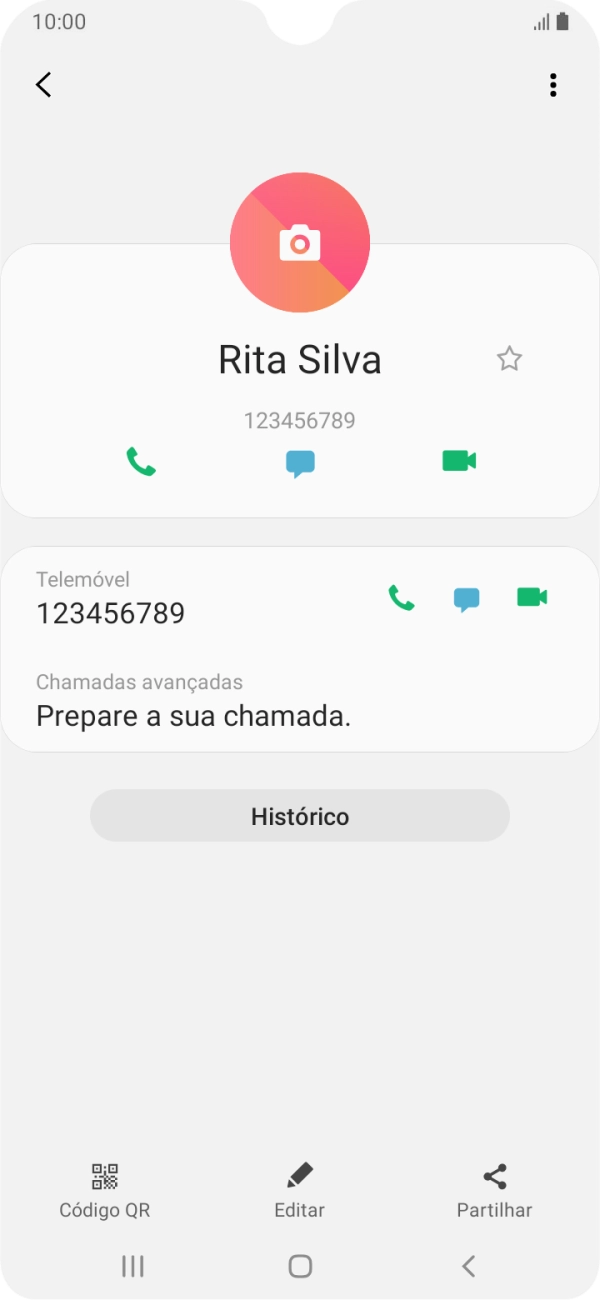 Prima a tecla de início para terminar e voltar ao ecrã inicial.