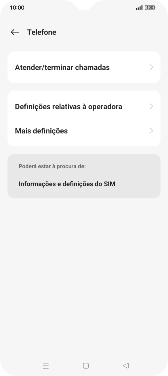 Prima Definições relativas à operadora.