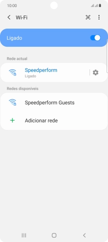 Prima a tecla de início para terminar e voltar ao ecrã inicial.