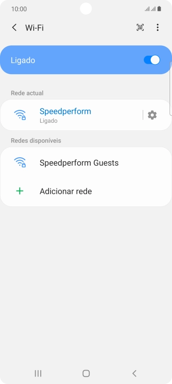 Prima a tecla de início para terminar e voltar ao ecrã inicial.