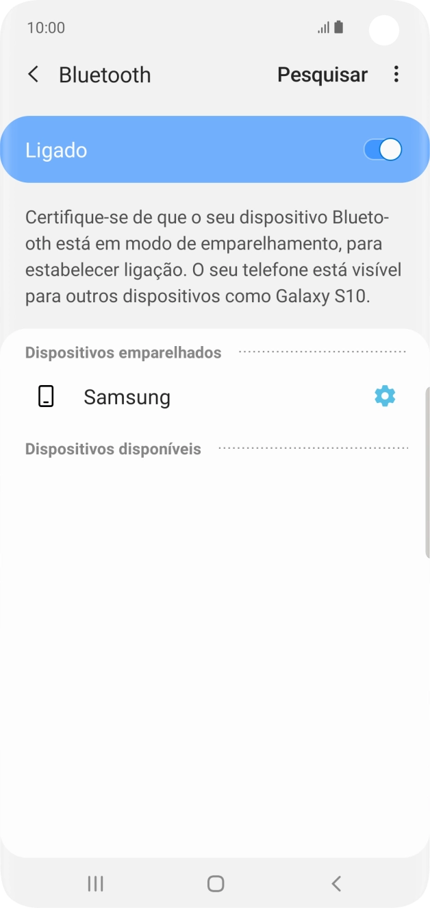 Prima a tecla de início para terminar e voltar ao ecrã inicial.