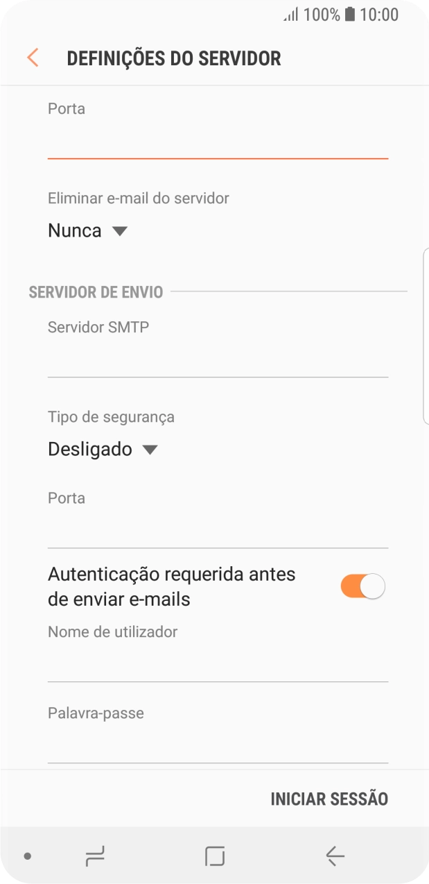 Prima a lista suspensa sob 