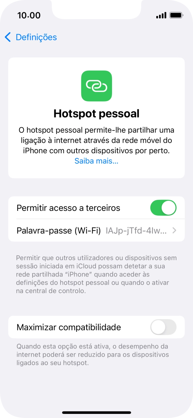 Para voltar ao ecrã inicial, deslize o dedo de baixo para cima a partir da base do ecrã.