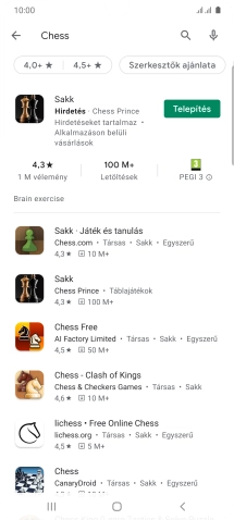 Kattints a kívánt alkalmazásra.
