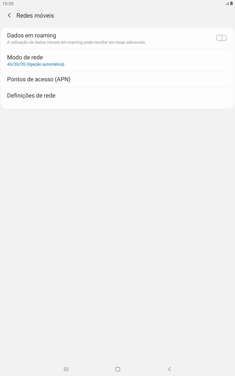 Prima Pontos de acesso (APN).