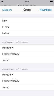 Válaszd a Következő lehetőséget.