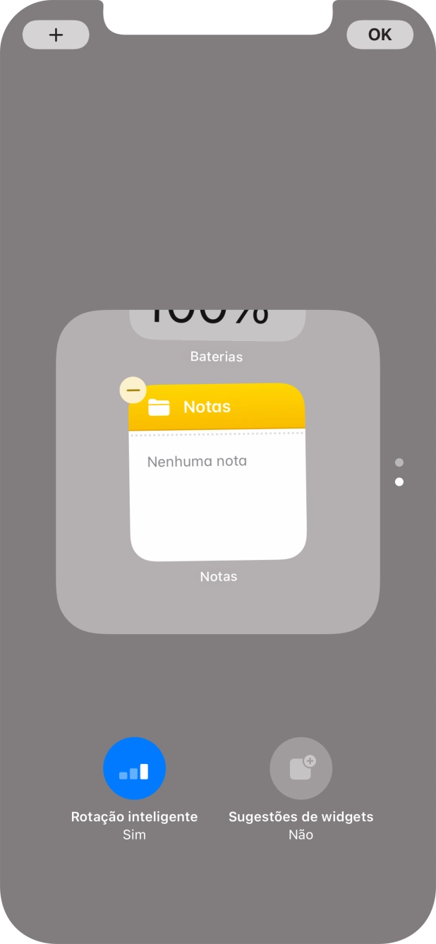Prima Rotação inteligente para ativar ou desativar a função.