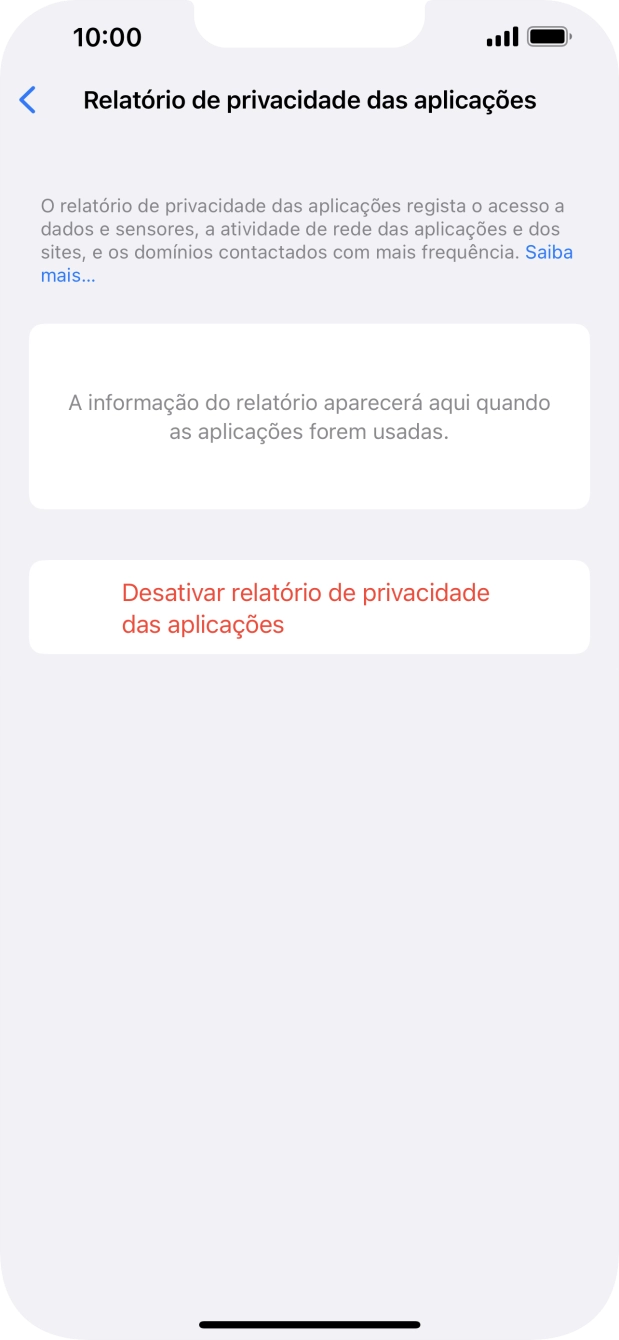 Para voltar ao ecrã inicial, deslize o dedo de baixo para cima a partir da base do ecrã.
