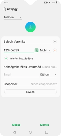 Válaszd a Mentés lehetőséget.