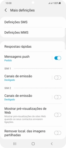 Prima Definições SMS.