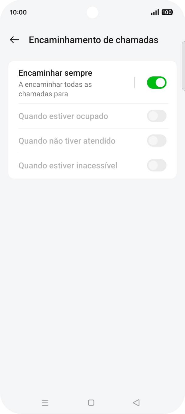 Prima o indicador junto ao tipo de desvio pretendido.