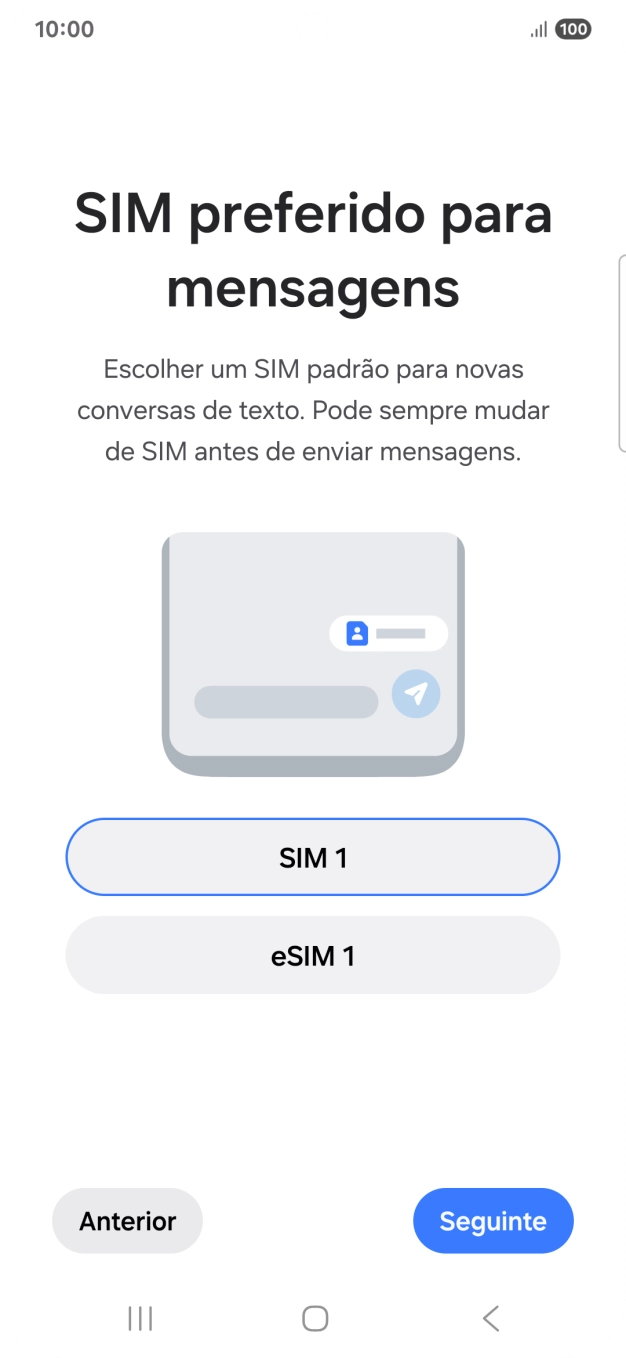 Prima o plano pretendido.