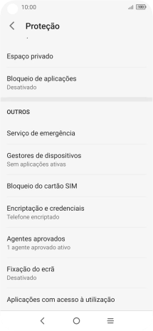 Prima Bloqueio do cartão SIM.