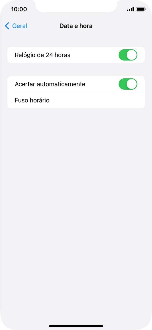 Para voltar ao ecrã inicial, deslize o dedo de baixo para cima a partir da base do ecrã.