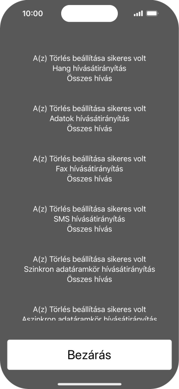 Válaszd a Bezárás lehetőséget.