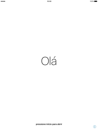Prima a tecla de início.