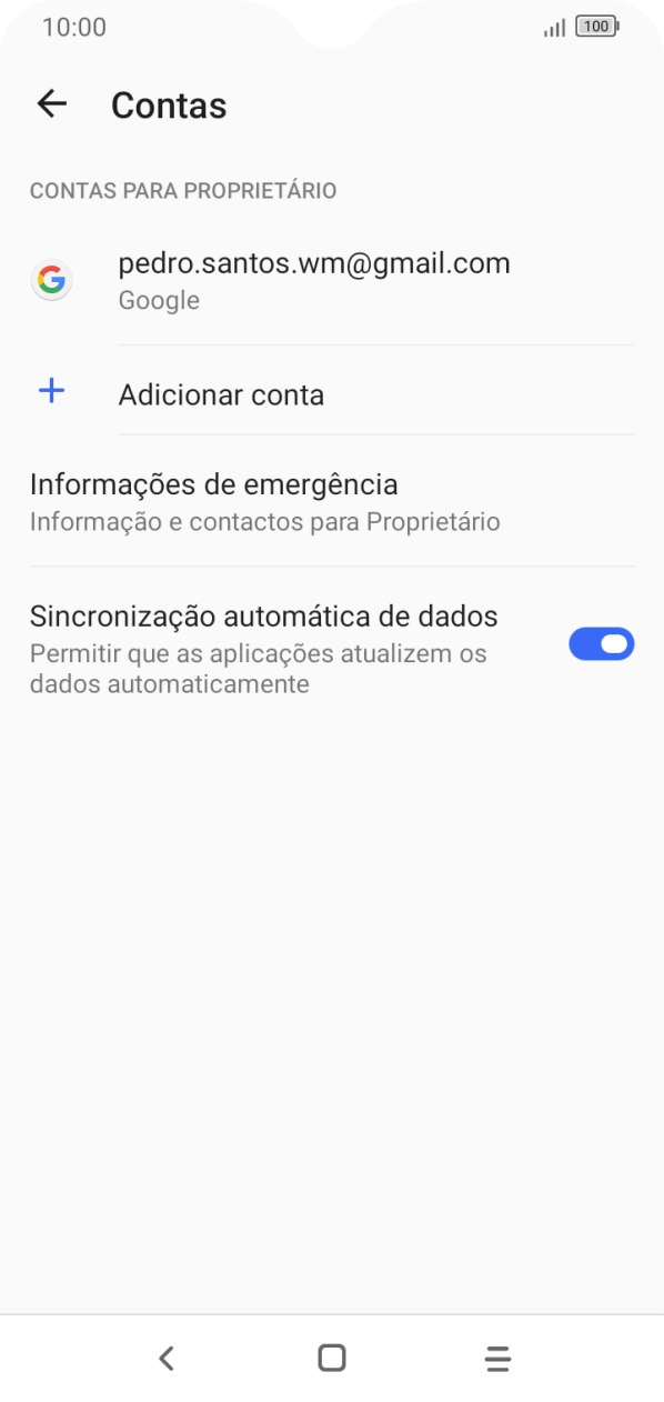 Prima a tecla de início para terminar e voltar ao ecrã inicial.