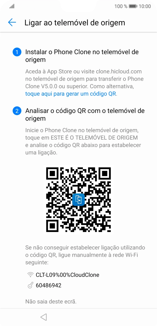 Siga as indicações no ecrã para transferir conteúdo de outro telefone e completar a ativação do telefone.