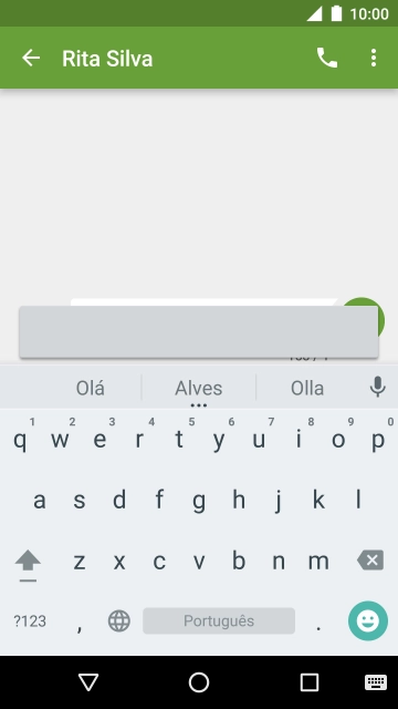 Prima a palavra pretendida para a introduzir.