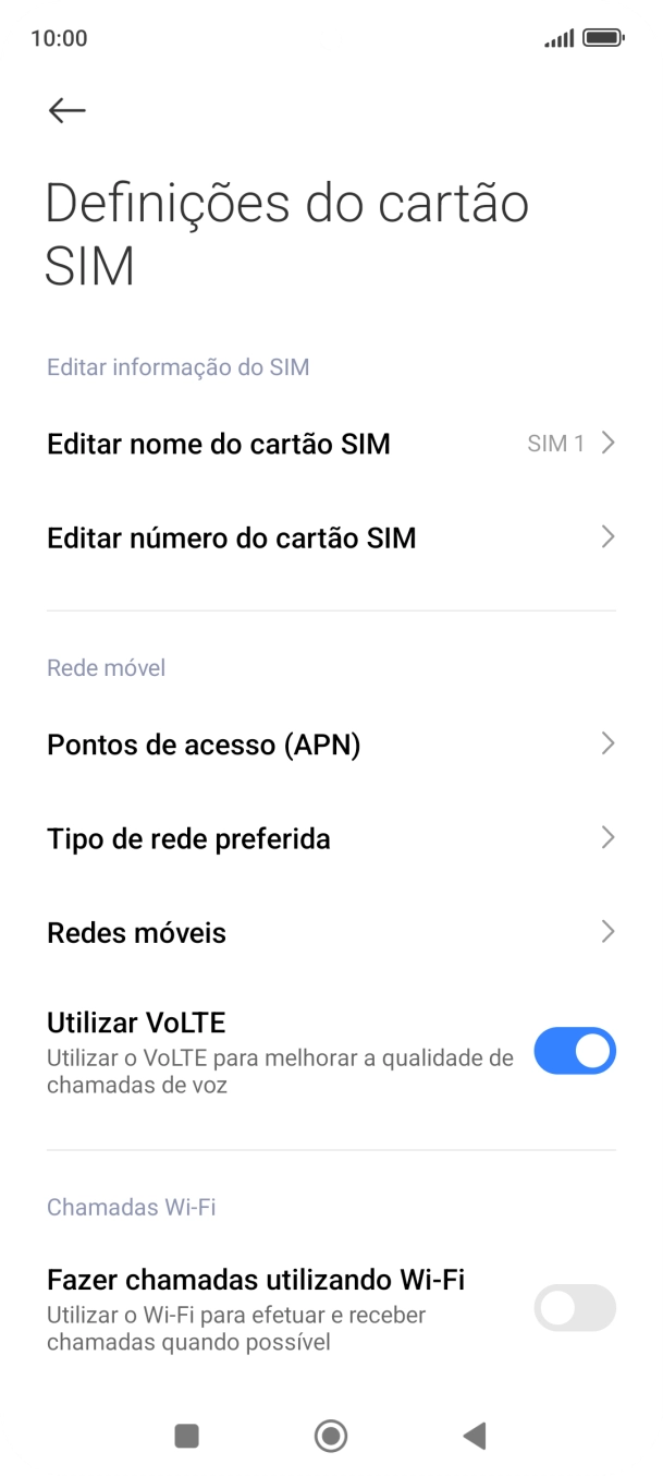 Prima Pontos de acesso (APN).