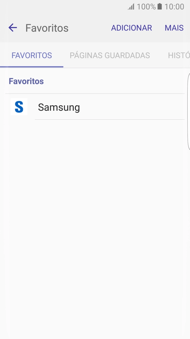 Prima o marcador pretendido.