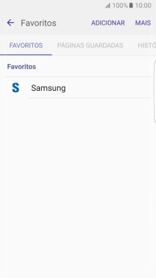 Prima o marcador pretendido.