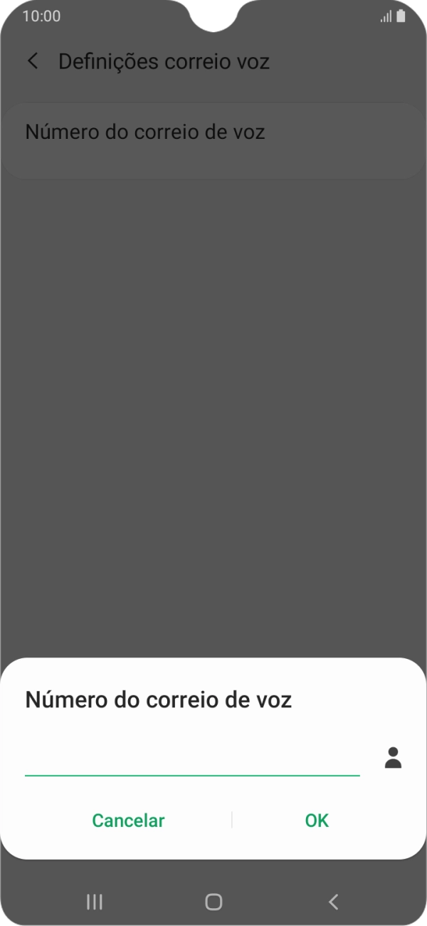 Introduza 123 e prima OK.